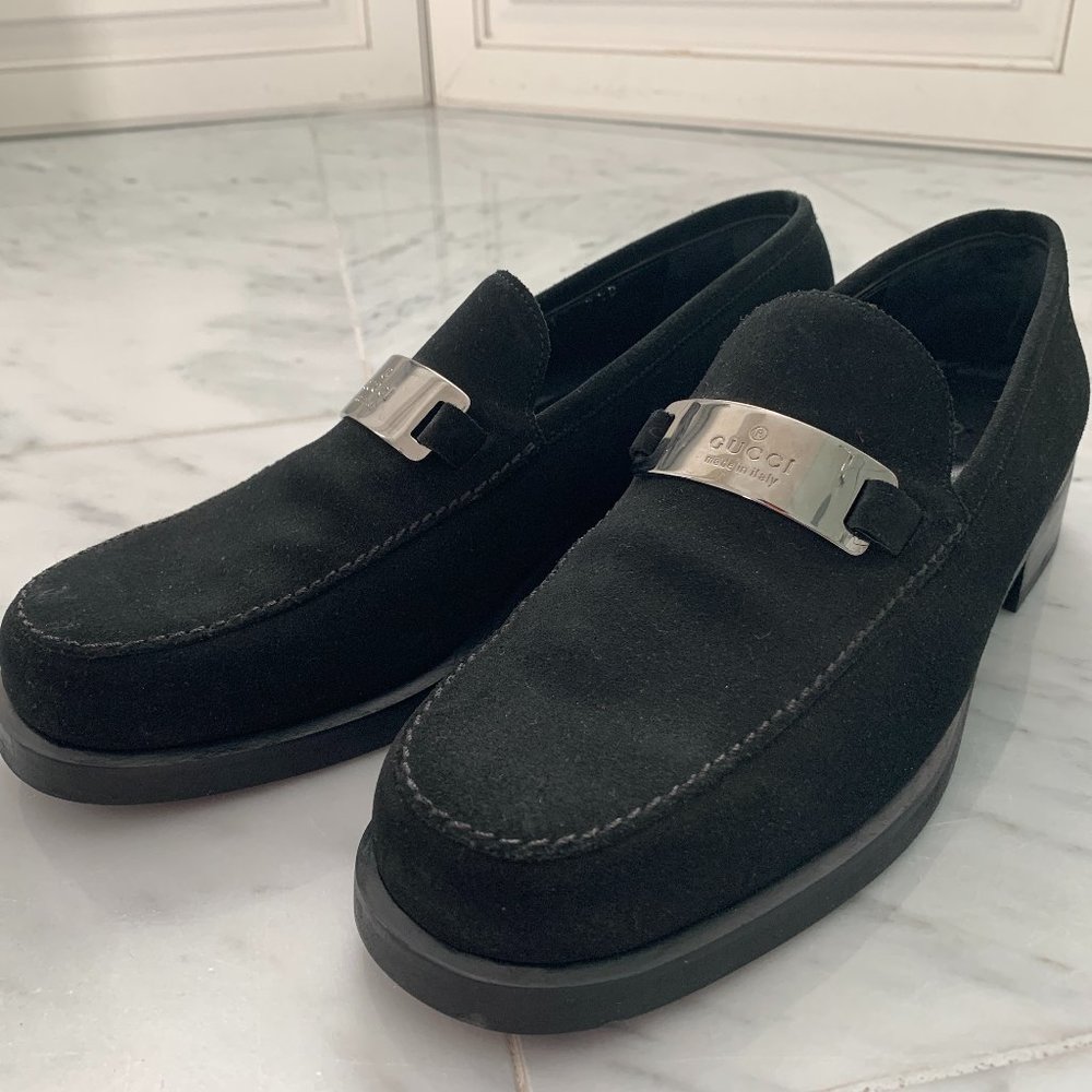 Suede Gucci Loafers